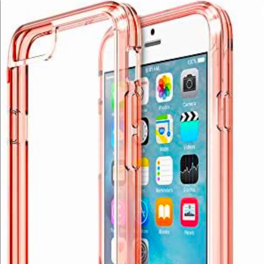 Trianium-iPhone case for 6s- Clear Rose Gold